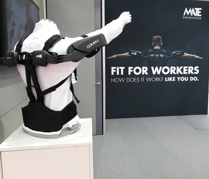 COMAU PRESENTS THE MATE EXOSKELETON AT SAIE 2020